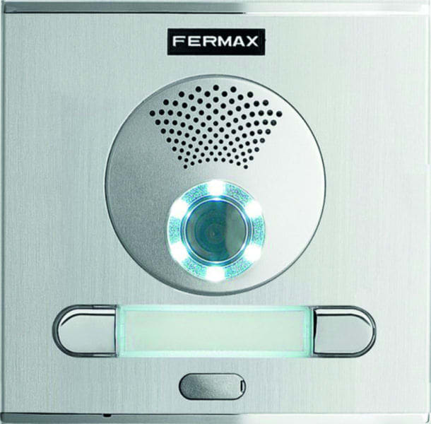 FERMAX - DUOX plus Cityline Türstation Video, 2 (Doppel)tasten, silber, Größe 1