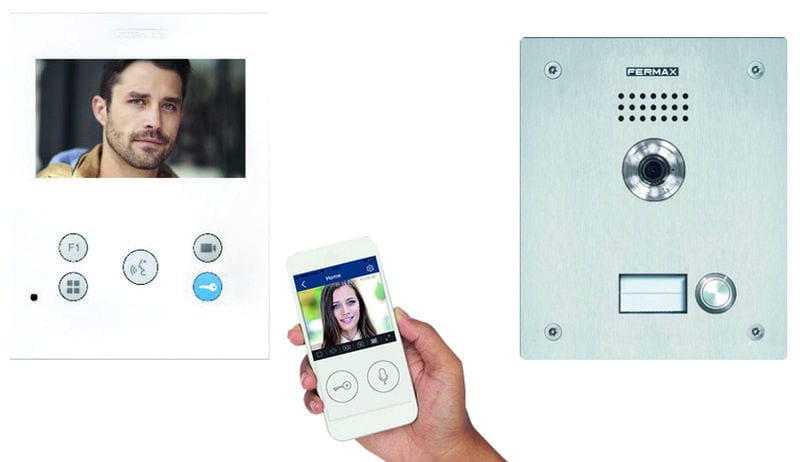 FERMAX - DUOX plus VEOXS WLAN 1TN VideoSet MARINE Türstation UP, Edelstahl
