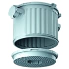 KAISER - Einbaugehäuse HaloX 100 mit Universal-Frontteil f. Magnetaufnahme
