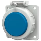 MENNEKES - Anbausteckdose FR/BE Norm blau 16A 2P+E 230V IP68
