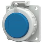 MENNEKES - Anbausteckdose FR/BE Norm blau 16A 2P+E 230V IP68