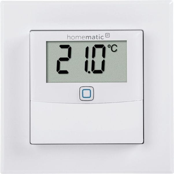 EQ3 - Wired Temperatur u. Feuchte Sensor Display f. 55x55 Rahmen weiß