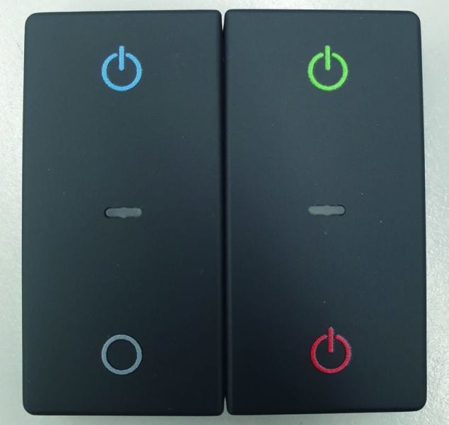 BERKER - KNX Q.x Abdeckung 2fach anth. samt, jedoch bedruckt