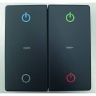 BERKER - KNX Q.x Abdeckung 2fach anth. samt, jedoch bedruckt