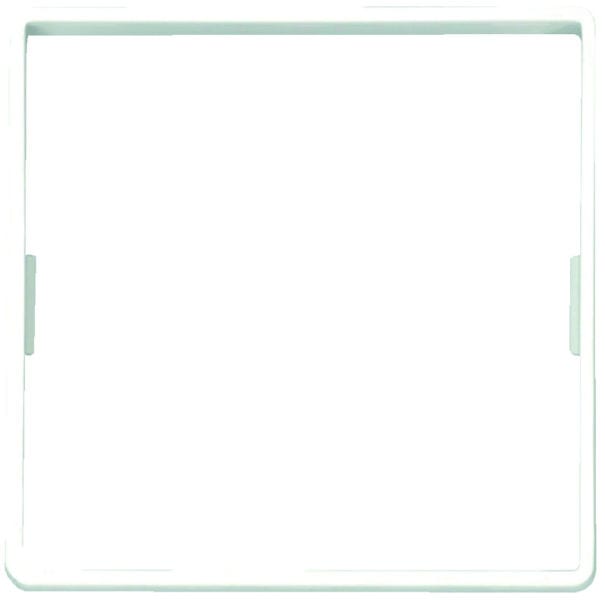 BERKER - Q.x Zwischenring für Zentralstück 55x55mm, polarweiß samt
