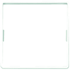 BERKER - Q.x Zwischenring für Zentralstück 55x55mm, polarweiß samt