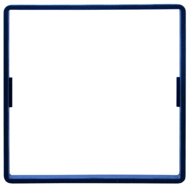 BERKER - Q.x Zwischenring für Zentralstück 55x55 mm, schwarz matt