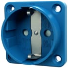 MENNEKES - Anbausteckdose blau KS 16A 2p+E 230V IP20 Schraubklemme