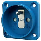 MENNEKES - Anbausteckdose blau Schraubkl. 16A 230V IP20 Franz. / Belg. Norm