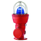 SIRENA - EX 050 OVO Multi LED-SMD Blink/Dauer, blau, 12-24V, ACDC, IP66