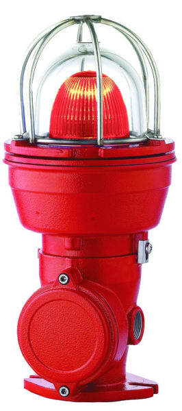 SIRENA - EX 050 OVO Multi LED-SMD Blink/Dauer, rot, 12-24V, ACDC, IP66