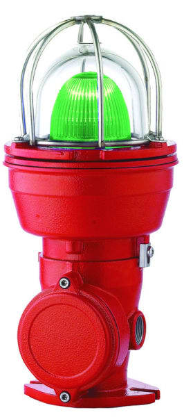 SIRENA - EX 050 OVO Multi LED-SMD Blink/Dauer, grün, 12-24V, ACDC, IP66