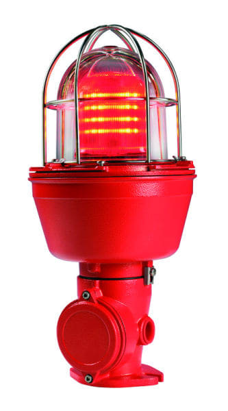 SIRENA - EX 070 FLR LED-SMD Blink/Dauer rundum, rot, 240V AC, IP66