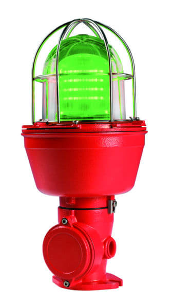 SIRENA - EX 070 FLR LED-SMD Blink/Dauer rundum, grün, 240V AC, IP66