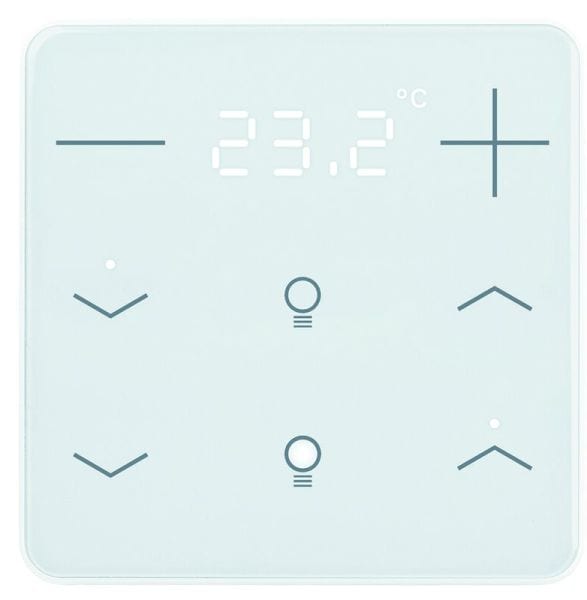 ELSNER - KNX eTR 206 2fach Taster für Licht/RTR signalweiß