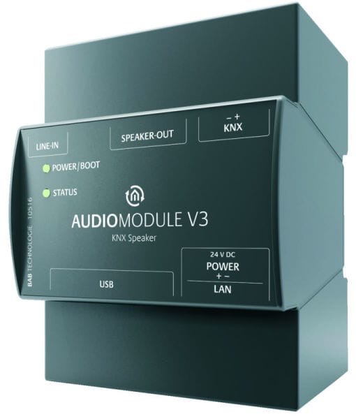 BAB TECHNOLOGIE - KNX AudioModule mit Lautsprecherausgang REG
