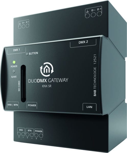 BAB TECHNOLOGIE - KNX DUODMX Gateway SR REG