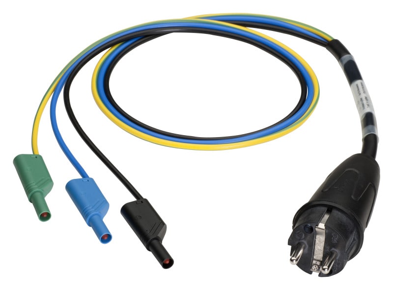 BENNING - Schutzkontaktstecker mit 4mm Stecker f.Geräte o. Schutzkontaktstecker
