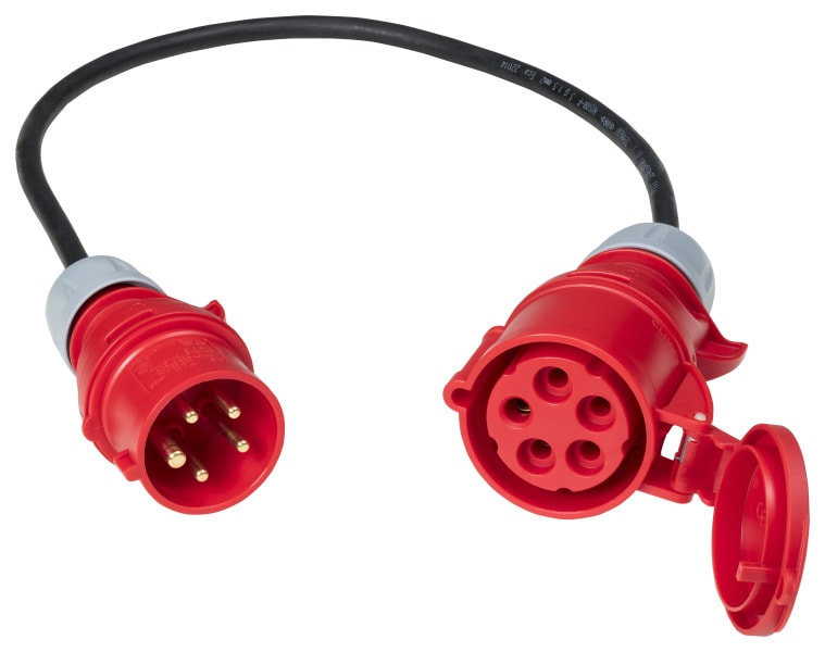 BENNING - Netzanschlusskabel zum MA 4 16A/400V CEE-Stecker-32A/400V CEE-Kuppl.