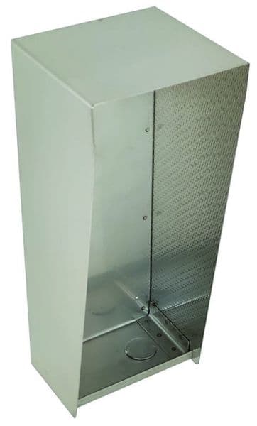 FERMAX - AP-Gehäuse mit Regendach aus Edelstahl, Maße (B x H x T): 155 x 339 x 100 mm
