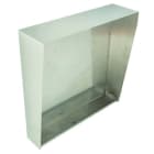 FERMAX - AP-Gehäuse mit Regendach aus Edelstahl, Maße (B x H x T): 185 x 270 x 100 mm