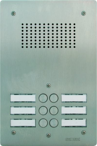 FERMAX - Türstation UP INOX  Antivandal AUDIO 2-reihig mit 6 Tasten