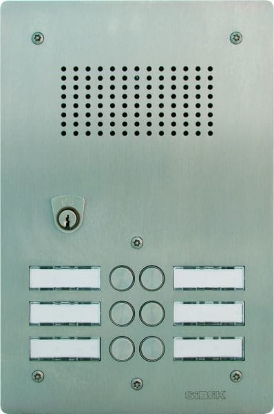 FERMAX - Türstation UP INOX  Antivandal AUDIO 2-reihig mit 12 Tasten und Bohrung P1