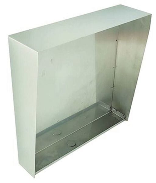 FERMAX - AP-Gehäuse mit Regendach aus Edelstahl, Maße (B x H x T): 345 x 339 x 100 mm
