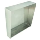 FERMAX - AP-Gehäuse mit Regendach aus Edelstahl, Maße (B x H x T): 345 x 477 x 100 mm