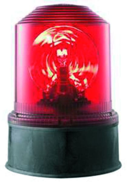 GROTHE - Drehspiegelleuchte, Farbe: Rot 240V, (Typ DSL 7322)