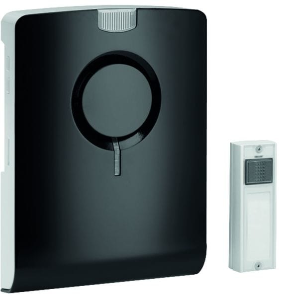 GROTHE - HiFi-Funkgong Set, Türe Schwarz Individ. Sound aufspielbar, Echo M SW