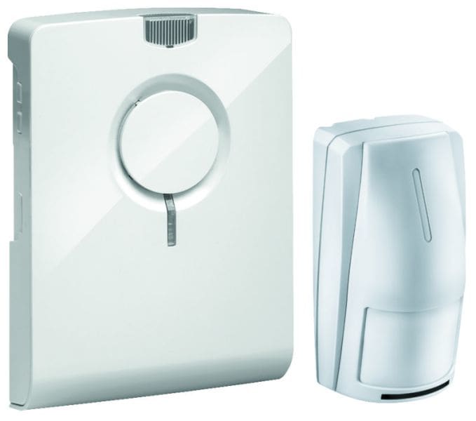 GROTHE - HiFi-Funkgong Set, Türe Weiss Individ. Sound aufspielbar, Echo BM WS