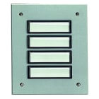 GROTHE - Unterputzetagenplatte m. 4 Tasten (Typ ETA 804 EV1) ohne UPK u. Soffitten