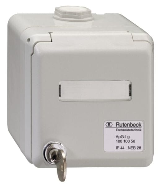 RUTENBECK - IP44 Ap-Gehäuse für Industrie- anwendung für 2 Module ApG-I-KS g