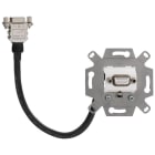 RUTENBECK - VGA-Anschlussdose, 1-fach, grau