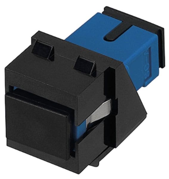 RUTENBECK - SC Keystone Modul, MM, OM3 (aqua), schwarz