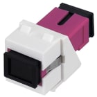 RUTENBECK - SC Keystone Modul, MM, OM4 (erika-violett), reinweiß