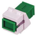 RUTENBECK - SC Keystone Modul, SM, OS2 APC (grün), reinweiß