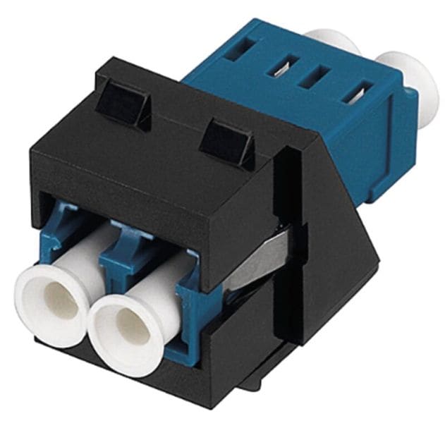 RUTENBECK - LC-D Keystone Modul, SM, OS2 (blau), schwarz