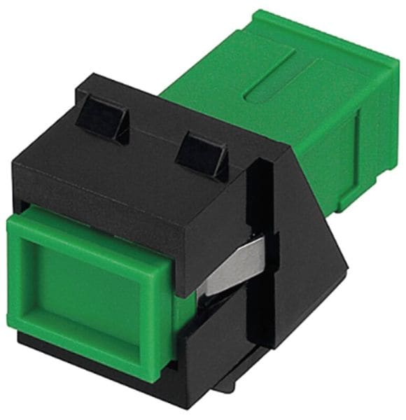 RUTENBECK - SC Keystone Modul, SM, OS2 APC (grün), schwarz