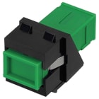 RUTENBECK - SC Keystone Modul, SM, OS2 APC (grün), schwarz