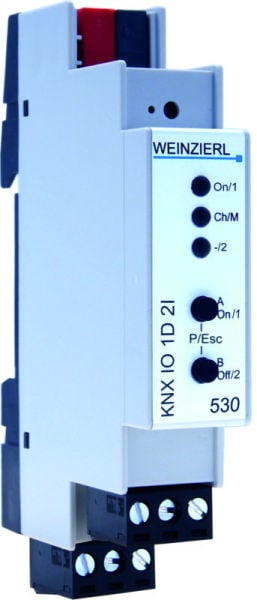 WEINZIERL - KNX Dimmaktor 1fach mit Binäreingang 2fach REG