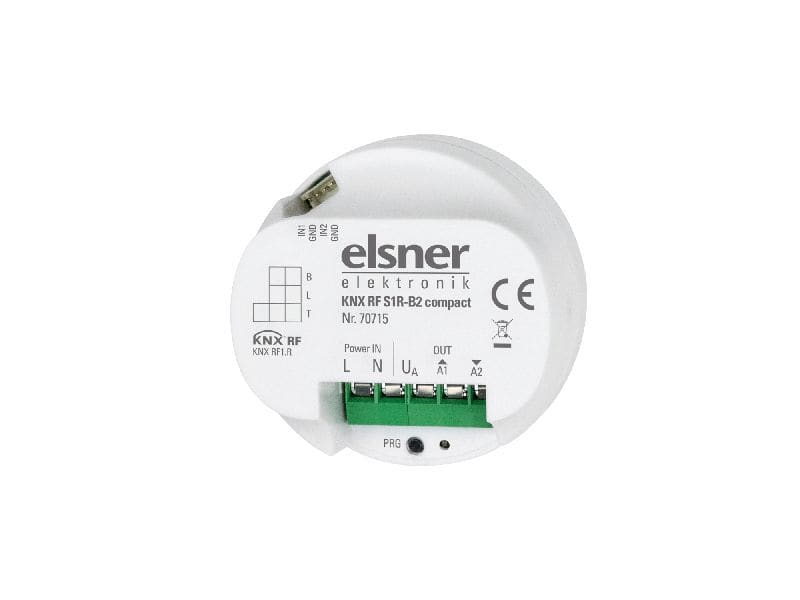ELSNER - KNX-RF+ Schalt-/Jalousieaktor 2/1fach mit Tasterschnittstelle 2fach Up