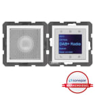 BERKER - MS! S.1/B.x Radio Touch DAB+ Set mit LS, polarweiß glänzend