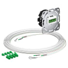 KAISER - Teilnehmeranschluss Gf-TA E3S Connect, UP, 2xF, LC/APC QD, L=10m, Gf-GV, LC/APC