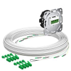 KAISER - Teilnehmeranschluss Gf-TA E3S Connect, UP, 4xF, LC/APC QD, L=30m, Gf-GV, LC/APC