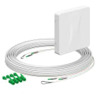 KAISER - Teilnehmeranschluss Gf-TA E3S Connect, AP, 2xF, LC/APC DX, L=20m, Gf-GV, LC/APC