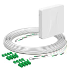 KAISER - Teilnehmeranschluss Gf-TA E3S Connect, AP, 4xF, LC/APC DX, L=20m, Gf-GV, LC/APC