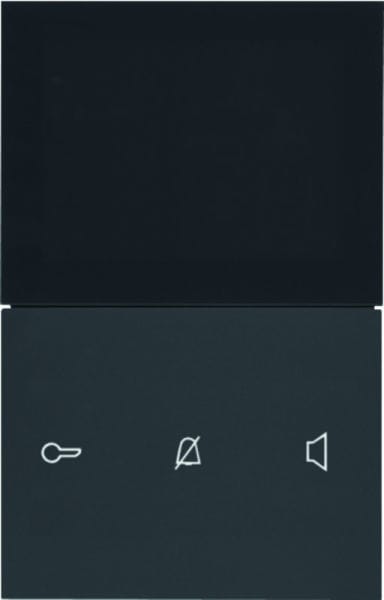 ELCOM - Innenstation Video AP 2Draht Komfort, anthrazit matt, TOUCH