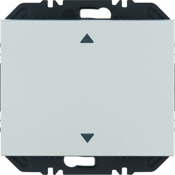 BERKER - K.x EnOcean Modul mit Wippe 1fach mit Pfeil Aufdruck, alu matt